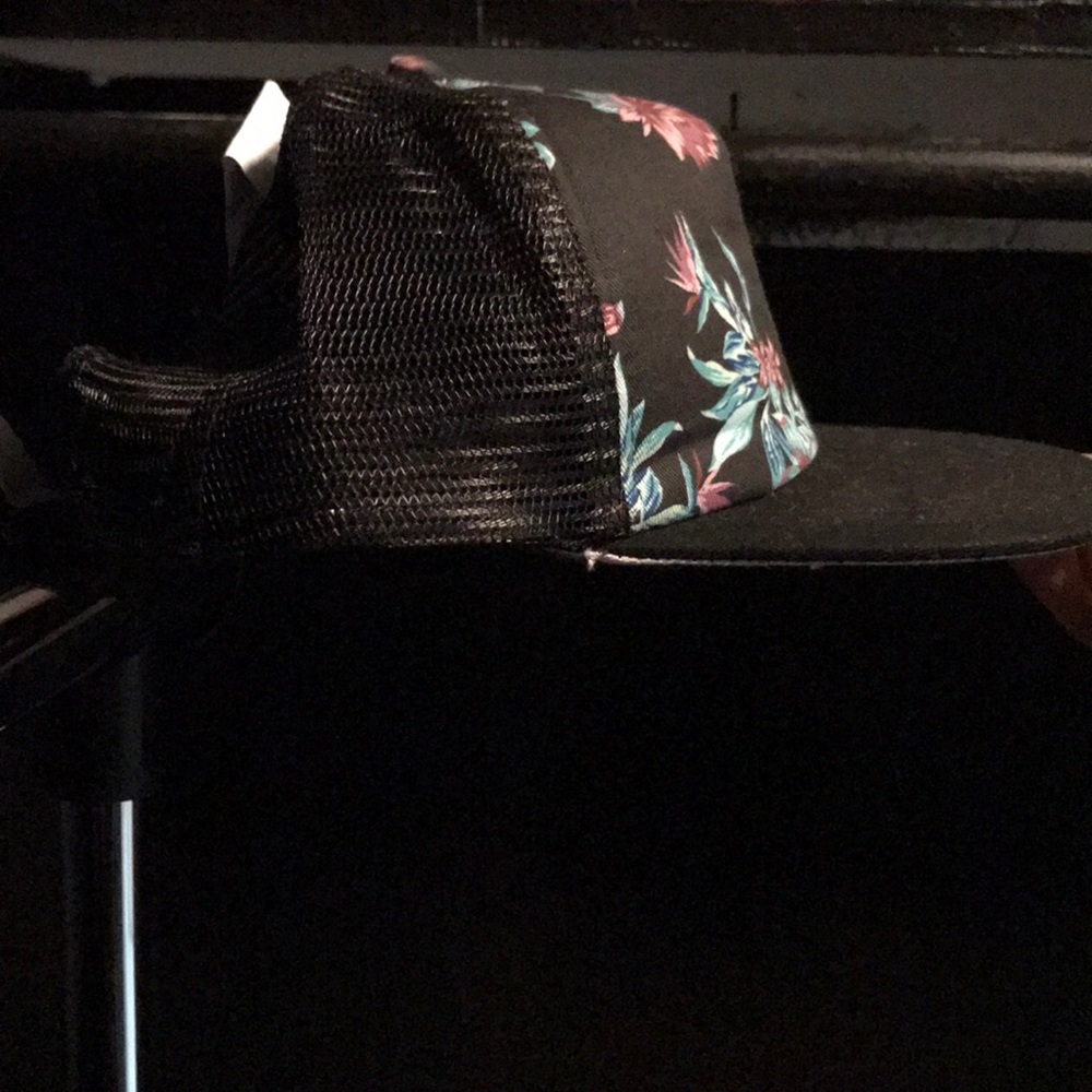 Black Floral SnapBack